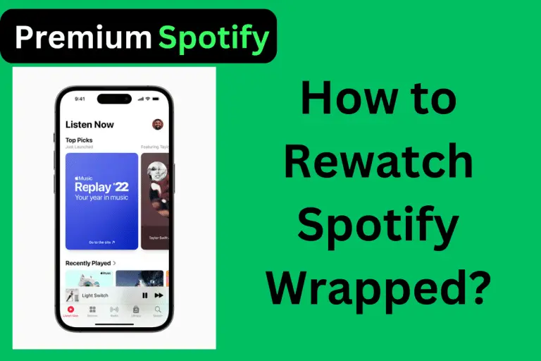 How to Rewatch Spotify Wrapped?