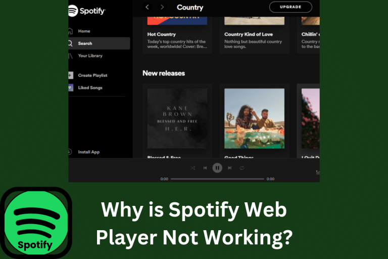 Why is Spotify Web Player Not Working